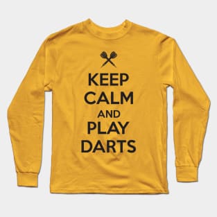 Keep calm and play darts Long Sleeve T-Shirt